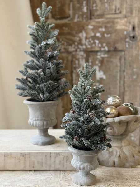 Snowy Aristocrat Tree w/ Urn | 15" | NOT CURRENTLY IN STOCK-New For Holiday 2026!