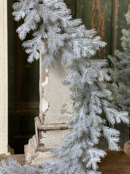 Snowy Sitka Spruce Garland | 6' | Limited Stock - Last 24pcs!