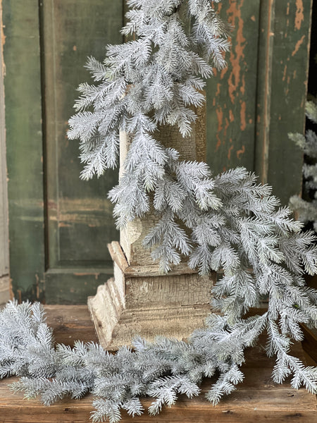 Snowy Sitka Spruce Garland | 6' | Limited Stock - Last 24pcs!