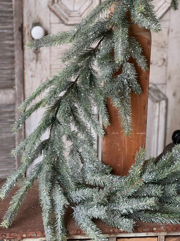 Icy Northlight Pine Garland | 6'