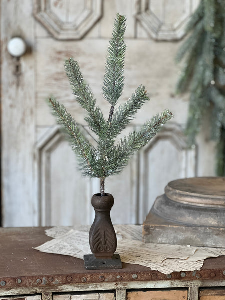 Icy Northlight Pine Spray | 20"