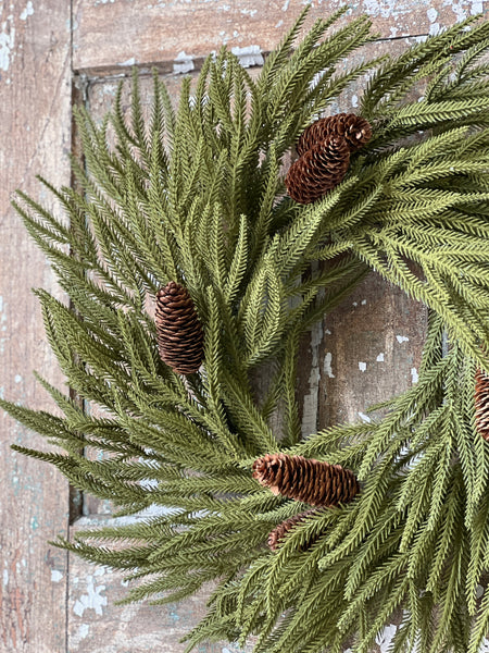 Norfolk Ridge Wreath | 24" | Limited Stock - Last 48pcs!