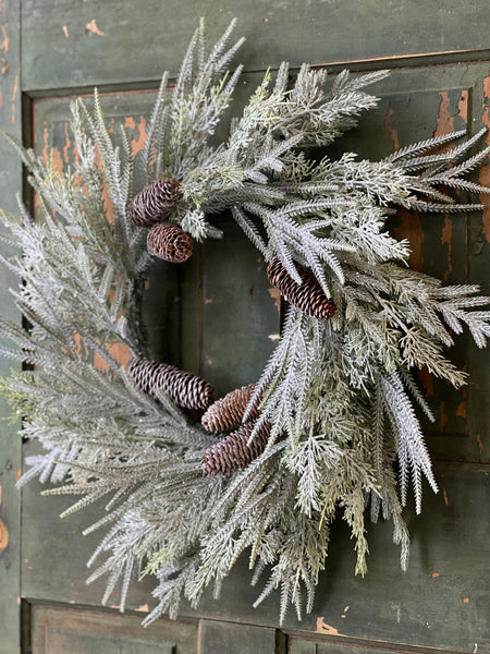 Winter Splendor Pine Wreath | 24" | NEW CLOSEOUT!  From $14.95