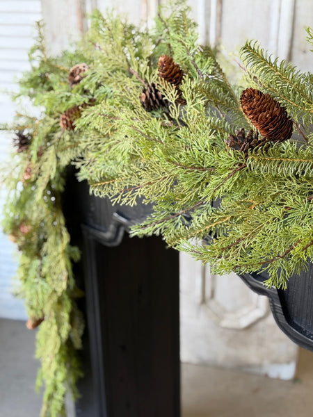 Enduring Evergreen Garland | 6' | NOT CURRENTLY IN STOCK-New For Holiday 2026!