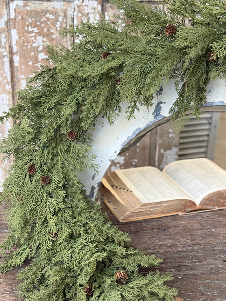 Sentiment Cedar Garland | 6' | NOT CURRENTLY IN STOCK-New For Holiday 2026!