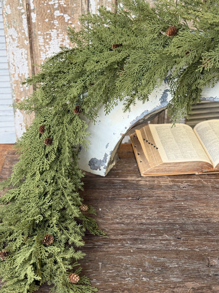 Sentiment Cedar Garland | 6' | NOT CURRENTLY IN STOCK-New For Holiday 2026!