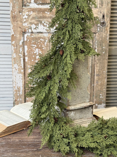 Sentiment Cedar Garland | 6' | NOT CURRENTLY IN STOCK-New For Holiday 2026!