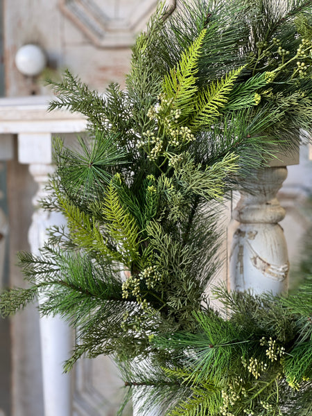 Woodbine Greens Wreath | 24" | Limited Stock - Last 72pcs!