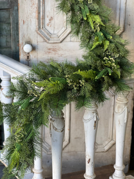 Woodbine Greens Garland | 6'