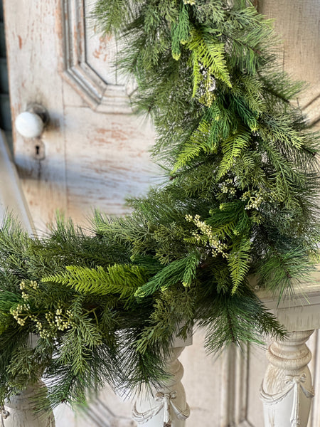 Woodbine Greens Garland | 6'