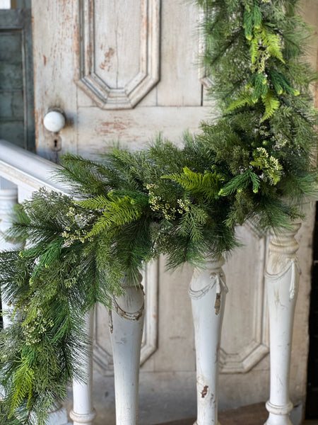 Woodbine Greens Garland | 6'