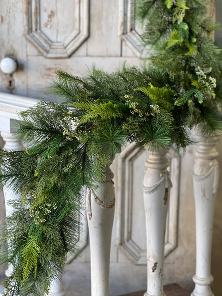 Woodbine Greens Garland | 6'