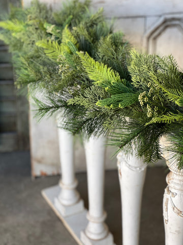 Woodbine Greens Garland | 6'