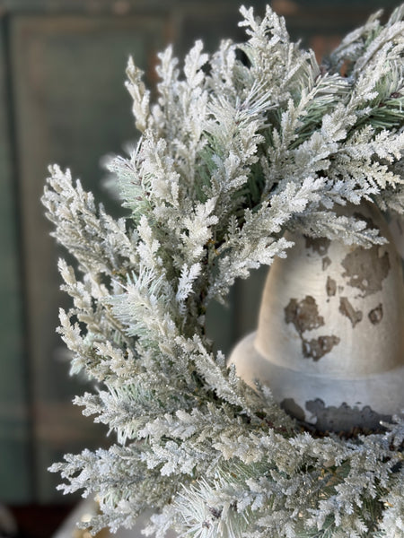 Icy Frostline Candle Ring | 12” | NOT CURRENTLY IN STOCK-New For Holiday 2026!