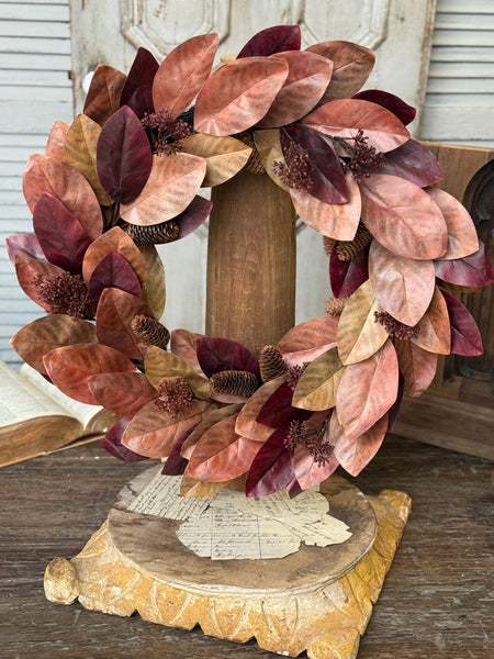 Poetry of Leaves Wreath | 24" | NOT CURRENTLY IN STOCK-New For Holiday 2026!