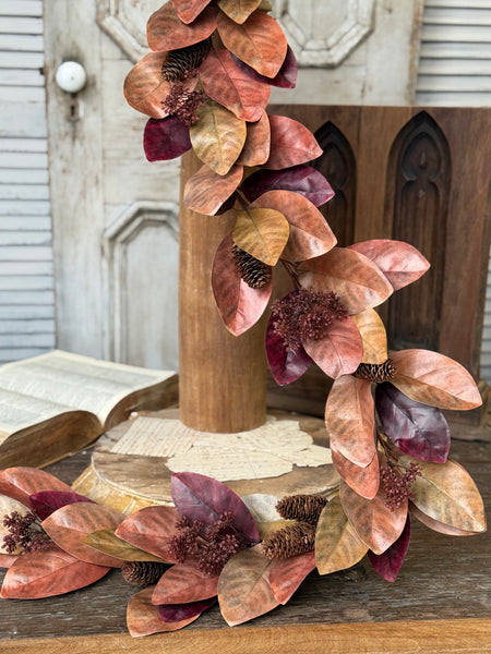 Poetry of Leaves Garland | 6' | NOT CURRENTLY IN STOCK-New For Holiday 2026!