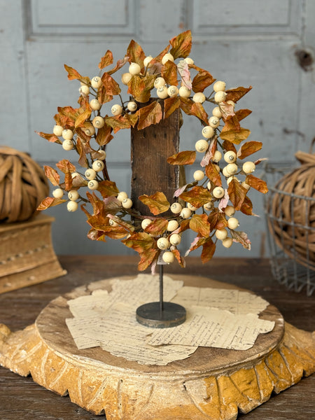 Lodenberry Leaves Candle Ring | 11” | NOT CURRENTLY IN STOCK-New For Holiday 2026!