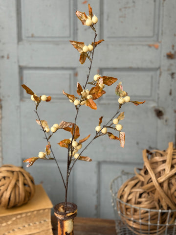 Lodenberry Leaves Spray | 35" | NOT CURRENTLY IN STOCK-New For Holiday 2026!