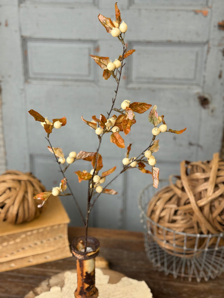 Lodenberry Leaves Spray | 35" | NOT CURRENTLY IN STOCK-New For Holiday 2026!