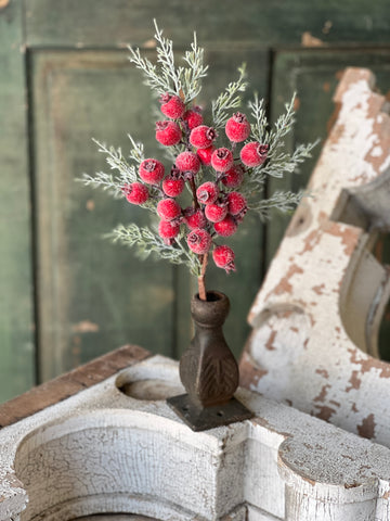 Icy Yule Berry Fir Pick | 18" | SOLD OUT