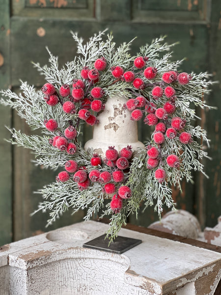 Icy Yule Berry Fir Candle Ring | 15" | SOLD OUT