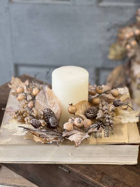 Fall's Farewell Candle Ring | 15" | SOLD OUT