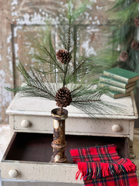 Greenbury Bough Spray | 28"