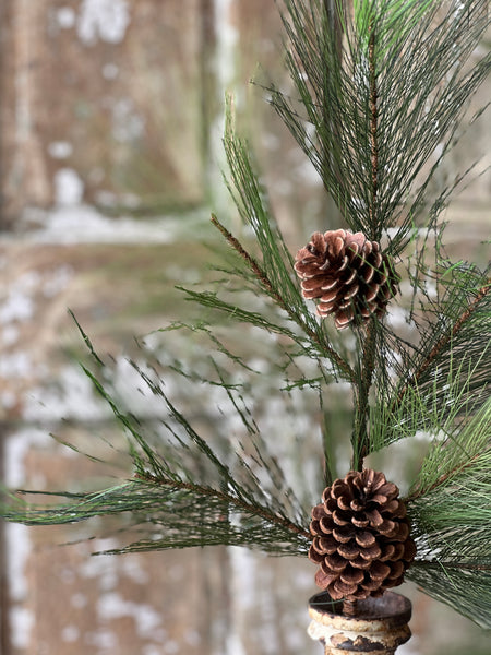 Greenbury Bough Spray | 28"