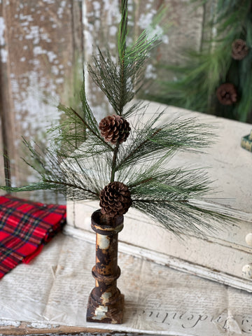 Greenbury Bough Spray | 28"