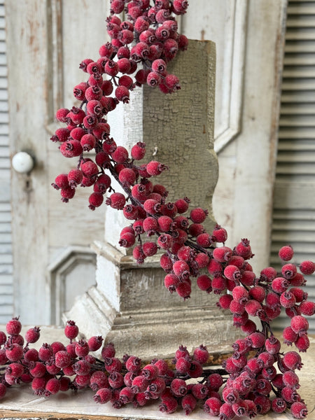 Iced Everberry Garland | 6' | NOT CURRENTLY IN STOCK-New For Holiday 2026!