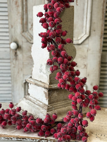 Iced Everberry Garland | 6' | NOT CURRENTLY IN STOCK-New For Holiday 2026!