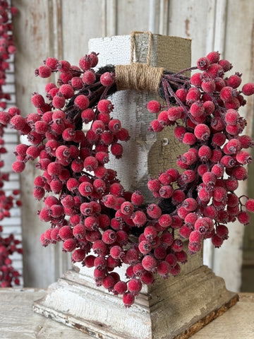 Iced Everberry Hanging Wreath | 20" | NOT CURRENTLY IN STOCK-New For Holiday 2026!