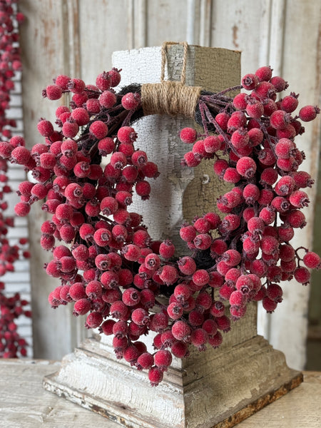 Iced Everberry Hanging Wreath | 20" | NOT CURRENTLY IN STOCK-New For Holiday 2026!