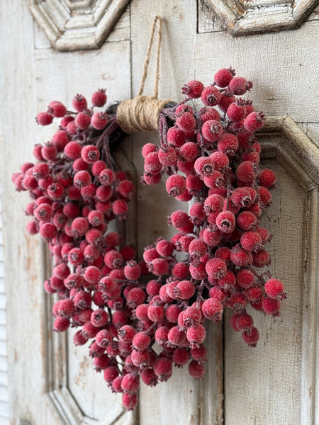 Iced Everberry Hanging Wreath | 20" | NOT CURRENTLY IN STOCK-New For Holiday 2026!