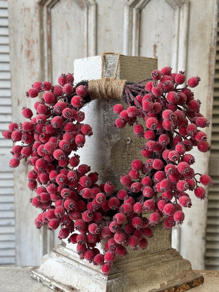 Iced Everberry Hanging Wreath | 20" | NOT CURRENTLY IN STOCK-New For Holiday 2026!