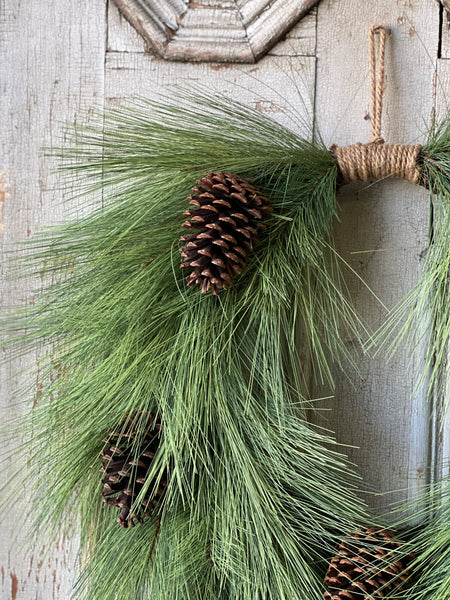 Loft Needle Pine Hanging Wreath | 28" | SOLD OUT