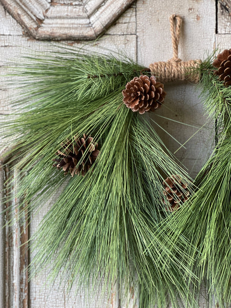Loft Needle Pine Hanging Wreath | 18"