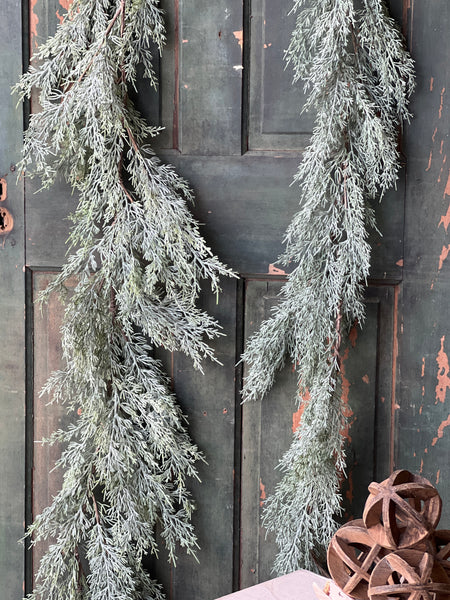 Frosted Filigree Weeping Garland | 6' | SOLD OUT