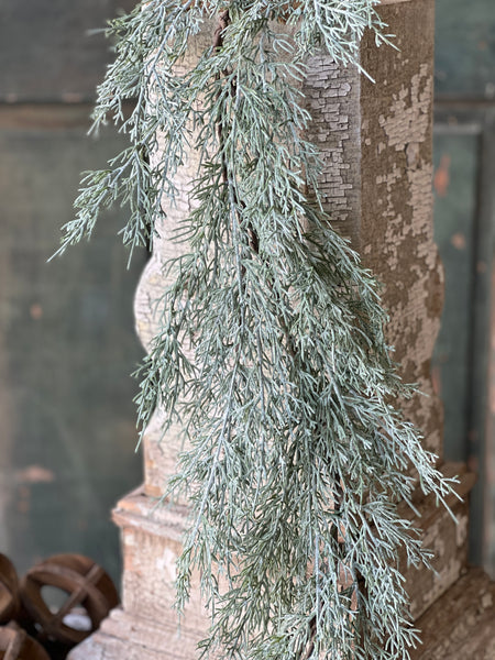 Frosted Filigree Juniper Garland | 6' | CLEAN UP SPECIAL!  From $7.95 - Last 24pcs!