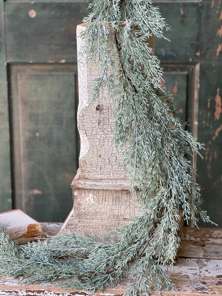 Frosted Filigree Juniper Garland | 6' | CLEAN UP SPECIAL!  From $7.95 - Last 24pcs!