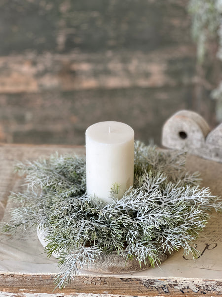 Fairisle Cedar Candle Ring | 14"