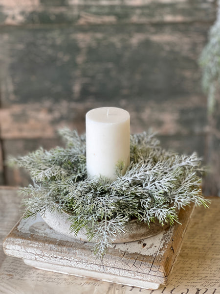 Fairisle Cedar Candle Ring | 14"