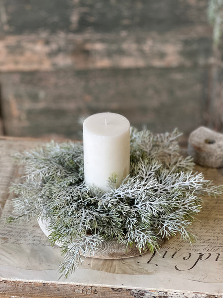 Fairisle Cedar Candle Ring | 14"