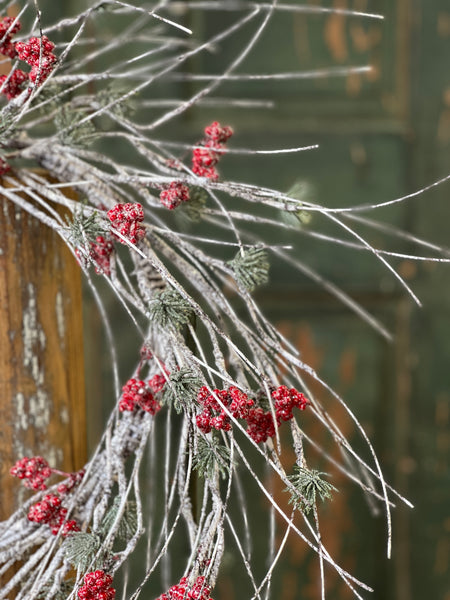 Birchwood Berry & Pine Wreath | 24" | Limited Stock - Last 52pcs!