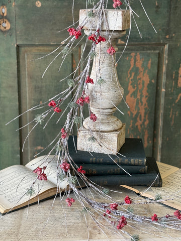 Birchwood Berry & Pine Garland | 5' | Limited Stock - Last 24pcs!