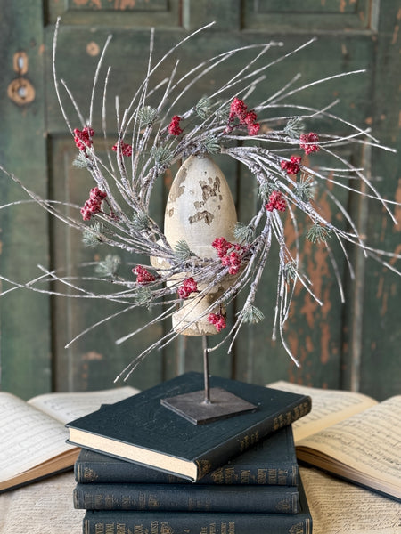 Birchwood Berry & Pine Candle Ring | 14" | SOLD OUT