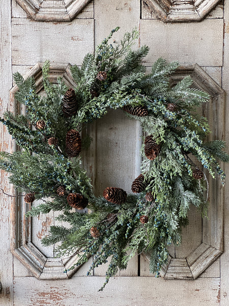 Greensleeves Pine Wreath | 24" | Limited Stock - Last 44pcs!