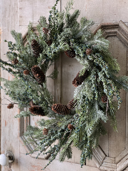 Greensleeves Pine Wreath | 24" | Limited Stock - Last 44pcs!