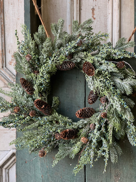 Greensleeves Pine Wreath | 24" | Limited Stock - Last 44pcs!