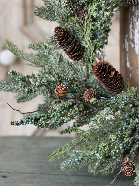 Greensleeves Pine Wreath | 24" | Limited Stock - Last 44pcs!